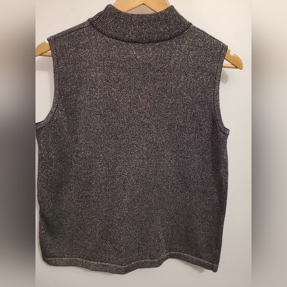 TanJay Sleeveless Sheath Sweater - Small Petite - Picture 2 of 5